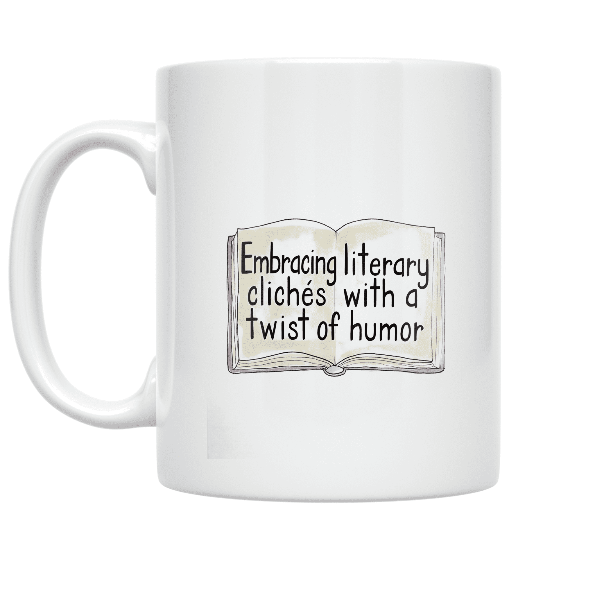 Embracing Literary Clichés with a Twist of Humor - Book Lover - 11 oz ...