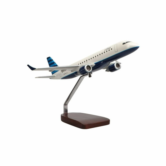 Embraer 190 Jetblue Large Mahogany Model