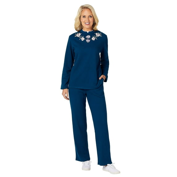 Embroidered 2-Piece Set