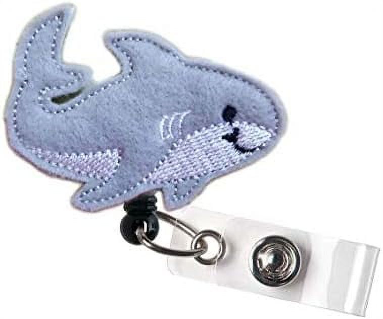 Embroidered Alligator Swivel Clip Retractable ID Badge Reel/Name Badges