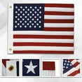 thumbnail image 1 of Embroidered American Flag 12X18In Embroidered Usa Flag, 1 of 4