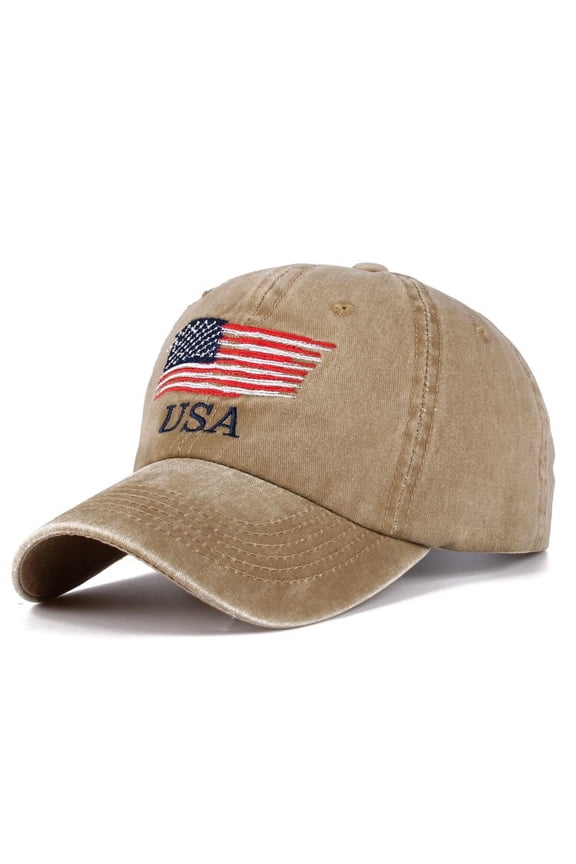 Embroidered American Flag Cap American Baseball Cap American Trucker Cap Boys Snd Girls Patriotic Dad Cap Adjustable American Cap