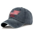 thumbnail image 1 of Embroidered American Flag Cap American Baseball Cap American Trucker Cap Boys Snd Girls Patriotic Dad Cap Adjustable American Cap, 1 of 16