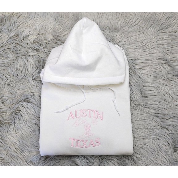 Embroidered Austin Texas Crewneck