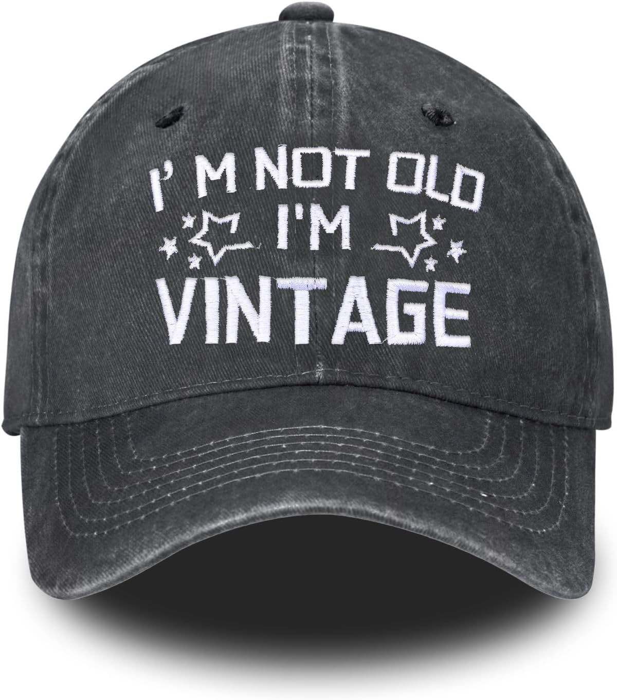 Embroidered Baseball Cap Vintage Washed Distressed Denim Adult Custom Baseball Cap 100% Cotton Personalized Embroidered Ha  main image 4