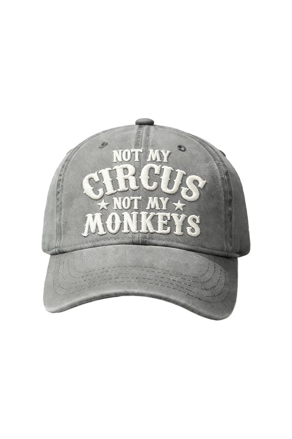Embroidered Baseball Cap with Slogan, Adjustable Casual Hat for Men and Women, Breathable Unstructured Low Profile Hat, Great for Daily Wear and Outdoor Activities