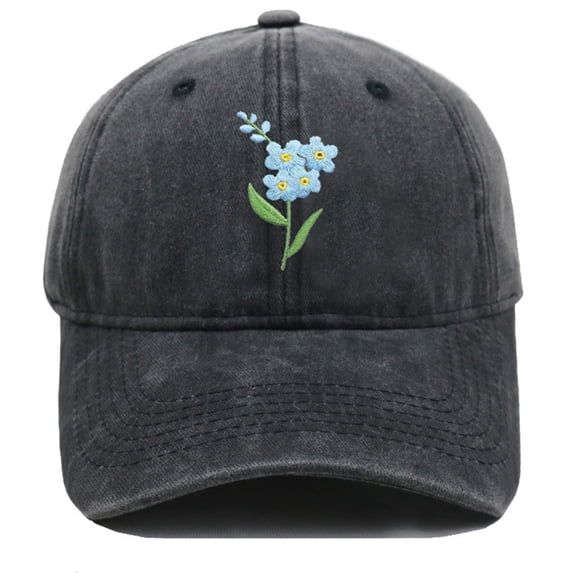 Embroidered Baseball Cap for Women Men, Soft Breathable | Adjustable Strapback, Womens Baseball Caps Cute Hats for Casual Wear