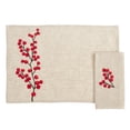 thumbnail image 1 of Embroidered Berry Design Placemat & Napkin Set - Set of 8, 1 of 1