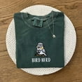 thumbnail image 1 of Embroidered Bird Nerd Shirt Birding Apparel Bird Watcher T-Shirt Bird Lover Gift Ideas Embroidered Gifts For Her, 1 of 4