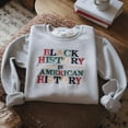thumbnail image 1 of Embroidered Black History Is American History Sweatshirt, 1 of 4