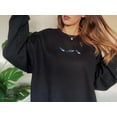 thumbnail image 1 of Embroidered Blue Whale Sweatshirt, 1 of 1