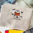 thumbnail image 1 of Embroidered Booooks Ghost Reading Sweatshirt, 1 of 5