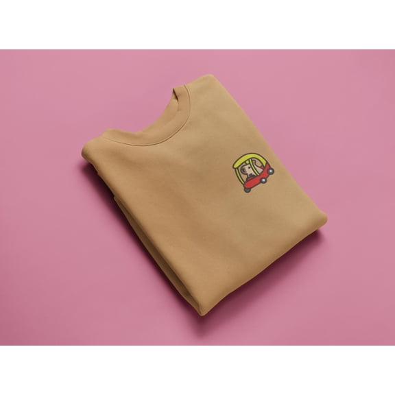 Embroidered Capybara Sweatshirt, Kawaii Rodent Gift