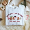 thumbnail image 1 of Embroidered Christmas Mental Health Sweatshirt, Mental Health Awareness School Counselor Mental Health Christmas Graphic TShirt, 1 of 4