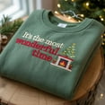 thumbnail image 1 of Embroidered Christmas Time Sweatshirt, It's The Most Wonderful Time Shirt, Christmas Shirt, Vintage Christmas Shirt, Retro Christmas T-Shirt, 1 of 5