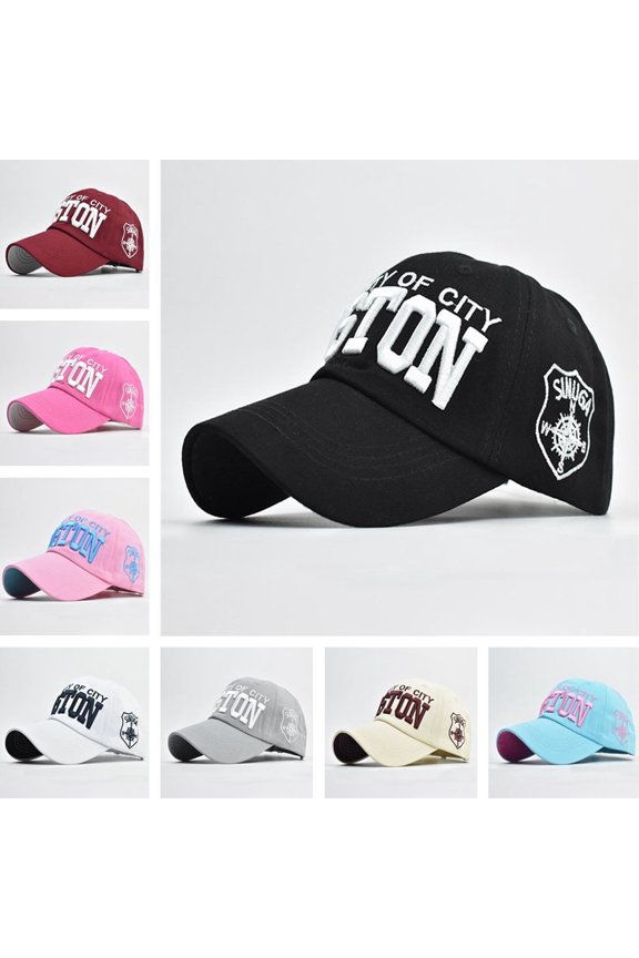 Embroidered City Name Baseball Cap for Men Women Summer Casual Sport Hat Blue