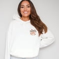 thumbnail image 1 of Embroidered Coquette Thankful - Women's Graphic Hoodie, 1 of 11