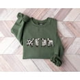 thumbnail image 1 of Embroidered Cow Halloween Sweatshirt, 1 of 1