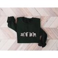 thumbnail image 1 of Embroidered Cow Halloween Sweatshirt, 1 of 1