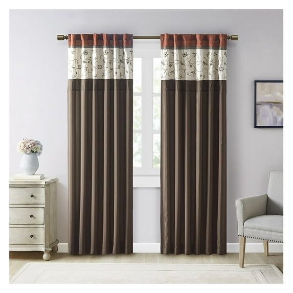Embroidered Curtain Panel