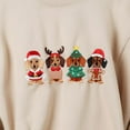 thumbnail image 1 of Embroidered Dachshund Christmas Sweatshirt, Wiener Dog Holiday Shirt, Dog Lover Gift ,Holiday Sweater, Cute Christmas Dog Shirt, 1 of 4