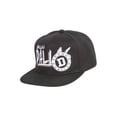thumbnail image 1 of Embroidered Dallas Texas Flatbill Adjustable Snapback Hat - Black, 1 of 3