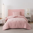 thumbnail image 1 of Comforter Set, Pink, Bed in a Bag, Twin, Dandelion, 2 Piece Set, 1 of 11