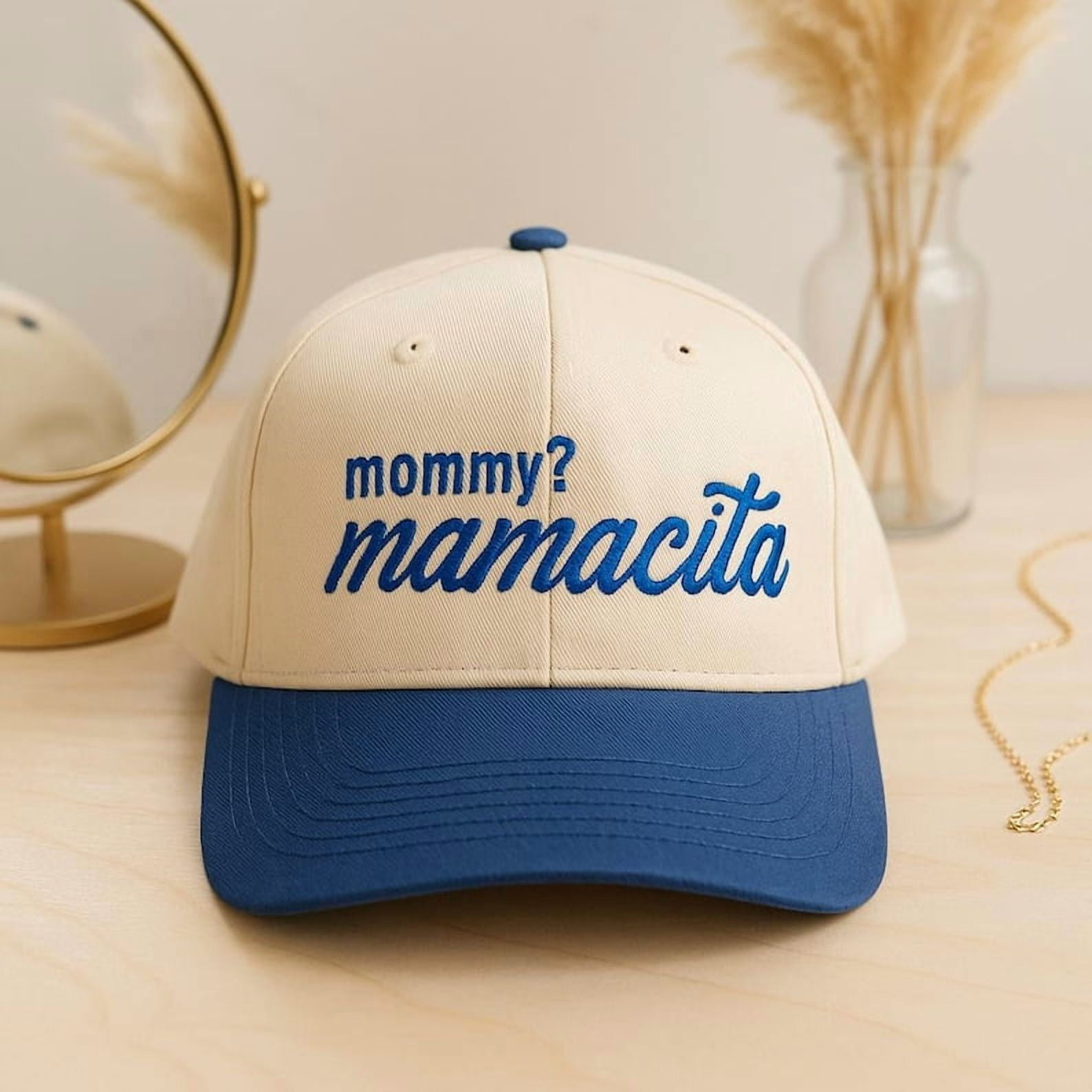 Embroidered Embroidered 'Mommy? Mamacita' Hat, Unisex, Adult