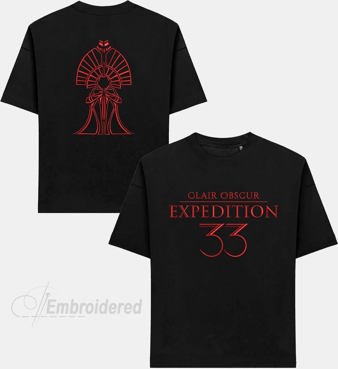 Esquie Ll WheeWhooo Funny Expedition 33 T Shirt Bla Produktbild-Vorschau 6