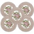 thumbnail image 1 of Embroidered Fabric Coasters for Drinks,Happon Cloth Drink Coasters, Vintage Lace Embroidery Coasters for Tea,Floral Cup Coasters for Home, Wedding, Tabletop Photography Decoration, 1 of 7