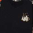 thumbnail image 1 of Embroidered Fall Leaves And Ghost Sweatshirt, 1 of 2