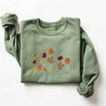 thumbnail image 1 of Embroidered Fall Leaves Crewneck, 1 of 2