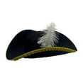 thumbnail image 1 of Embroidered Fedoras Pirate Caps for Kids Party Pretend Play, 1 of 10