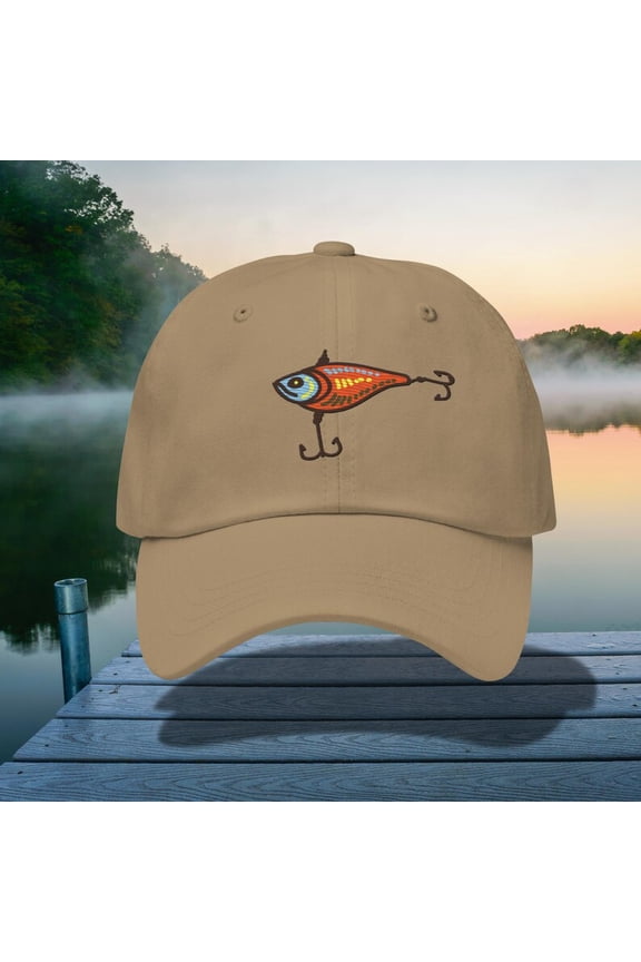 Embroidered Fisherman Cap Fisherman Aesthetic Clothing for Dad Hat Outdoorsy Gifts Fishing Hat