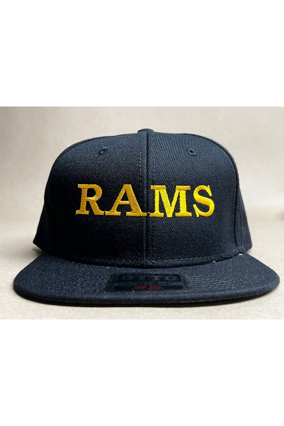 Embroidered Flat Bill Snapback Cap, Your Logo, Company Logo, Your Text, company hats
