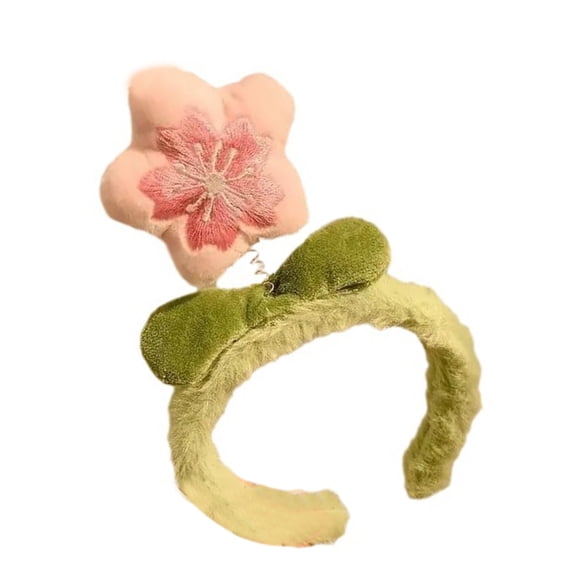 Embroidered Flower Hairbands for Photo Studio Halloween Eye-catching Props for Halloween Festive Party Daily Wear