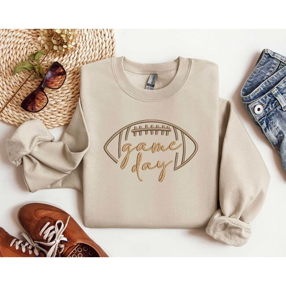 Embroidered Football New Season Sweatshirt