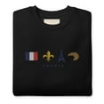 thumbnail image 1 of Embroidered France Sweatshirt: French Flag & Cultural Symbols, 1 of 4