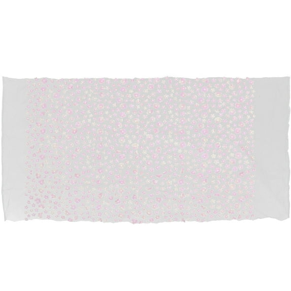 FONDOTIN Red Embroidered Gauze Fabric for Crafts Vintage Lace Sewing Material 1 Yard for Handmade Projects