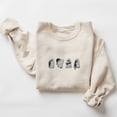 thumbnail image 1 of Embroidered Ghost Black Cats Sweatshirt, 1 of 1