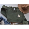 thumbnail image 1 of Embroidered Ghost Reading Sweatshirt, 1 of 2