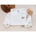 thumbnail image 1 of Embroidered Ghost Reading Sweatshirt, 1 of 1