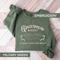 thumbnail image 1 of Embroidered Gingerbread Bakery Christmas Sweatshirt, 1 of 1