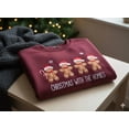 thumbnail image 1 of Embroidered Gingerbread Christmas Sweatshirt: Funny Holiday Jumper, 1 of 4