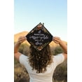 thumbnail image 1 of Embroidered Graduation Cap Topper | Graduation Cap Decoration Topper | Graduation Gift | Embroidery | Flower Cap Topper | Hand painted Cap, 1 of 9
