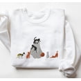 thumbnail image 1 of Embroidered Halloween Cats Sweatshirt, 1 of 2