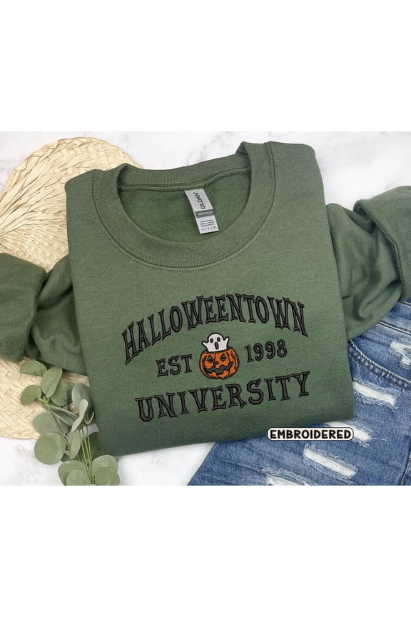 Embroidered Halloweentown University Sweatshirt