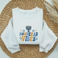thumbnail image 1 of Embroidered Hanukkah Vibes Sweatshirt, Hanukkah Dinner Shirt, Funny Jewish Family Tee, Hanukkah Latke Sweater, Menorah Chanukah, Jewish Gift, 1 of 4