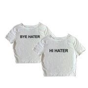 KDM VINTAGE Embroidered Hi Hater Bye Hater