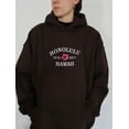 thumbnail image 1 of Embroidered Honolulu, Best Maui Wowwwi in Hawaii Hoodie or Crew Neck, Long Sleeve, Classic fit, Unisex, Adult, 1 of 2